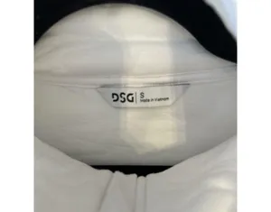 Dick's Sporting Goods DSG Women's Small Hooded Full Zip Sweatshirt White Quilted thumbnail 5