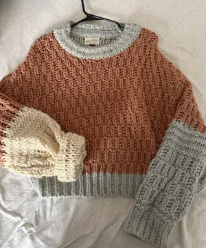 Cozy Sweater Universal Thread Knit Pullover thumbnail 1