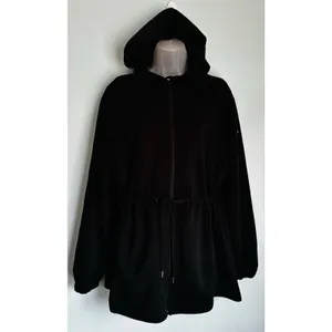 Spyder Hooded Waist Drawstring Jacket Black Women's XL thumbnail 8