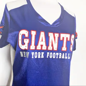National Football League NWT‎ New York giants football jersey studded top thumbnail 2