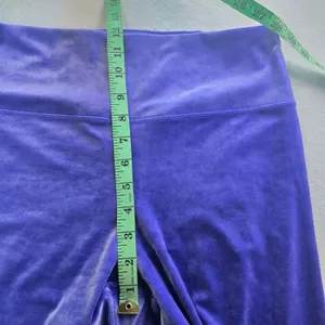 Athleta Elation Velvet Tight‎ Purple High Rise Leggings 467925-02 Womens Large thumbnail 7