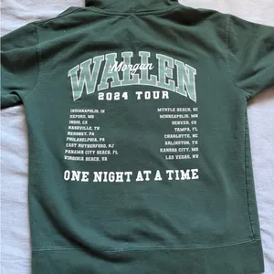 Morgan Wallen Tour hoodie Green Size L thumbnail 4