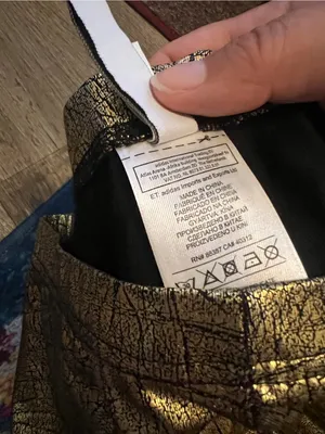 Adidas neo Gold Metallic Women’s Jeans - Shiny Statement Leggings thumbnail 8