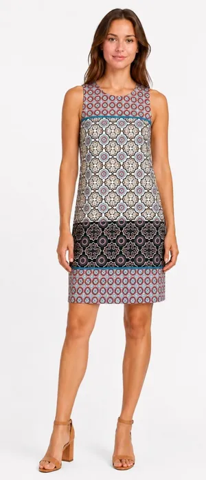 NWT Yumi Kim Mod For You Printed Mini Dress in Marrakesh size L thumbnail 1