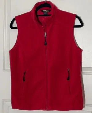 Core 375 Red Fleece Vest Medium thumbnail 1