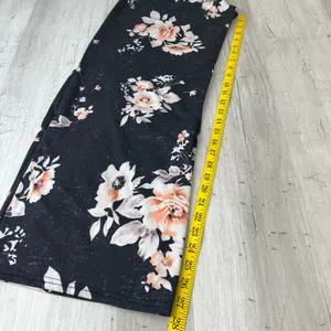 Floral Wide Leg High Waisted Soft Loungewear Comfy Pajama PJ Pants Size: Medium thumbnail 7