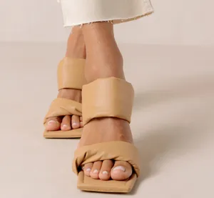 Alohas Twist Strap Sandal in Camel thumbnail 2