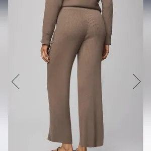 NWT Splendid Georgie Cashblend Cashmere Rib Lounge Pant Cedar Brown S thumbnail 5