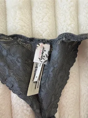 Free People Charcoal Lace Racerback Bralette thumbnail 3