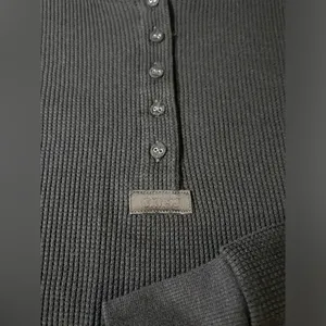 Skims waffle knit long sleeve top thumbnail 5