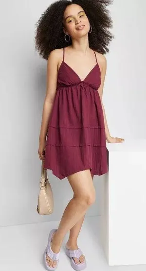 Babydoll Cami Flip Flop Dress thumbnail 1