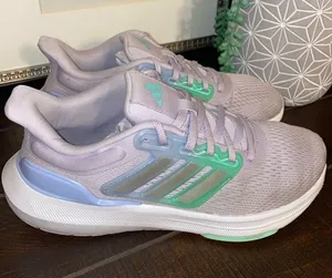Adidas Ultra Bounce Women's Running Shoes Size 7 Silver Dawn Pulse Mint thumbnail 1