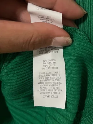 Aerie Road Trip Long Sleeve Henley T-Shirt Size XL Kelly Green thumbnail 5