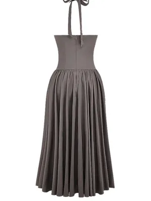 HOUSE OF CB 'Coquette' Smoke Halter Midi Dress /Size M-US(P) thumbnail 4