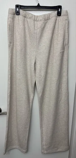 NWT Skims Cotton Fleece Straight Leg Pants | Cozy Lounge Sweatpants | Casual thumbnail 1
