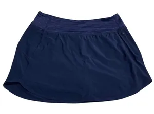 Outdoor Voices Hudson 4" Skort Womens Large Navy Blue Athletic Lined W700900-REC thumbnail 1