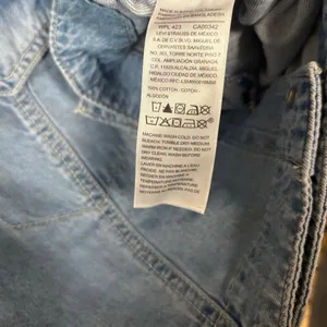 Levi Strauss & Co Denim Crop Jacket‎ Size Small Blue thumbnail 5
