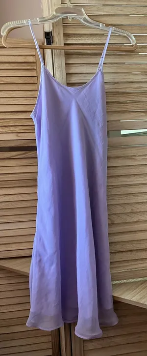 Lavender Slip Dress with Spaghetti Straps Size undefined thumbnail 1