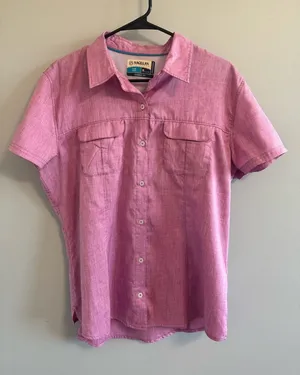 Magellan Outdoors pink fishing top moisture wicking classic fit size‎ XL thumbnail 1