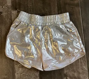 Holographic shorts Silver thumbnail 1