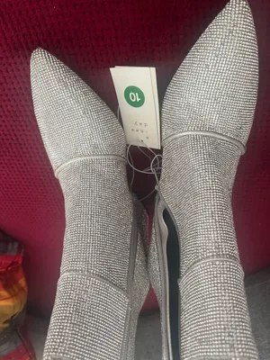 Madden Rhinestone Pointed Toe Booties with Cushioned thumbnail 4