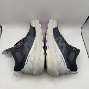 Salomon Elixir Activ Mid Waterproof Hiking Boots Shoes Womens Sz 9.5 Gray White‎ thumbnail 5