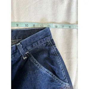 London Jean Carpenter Straight Leg Mid Rise Jean Size 8‎ Pockets Logo thumbnail 5
