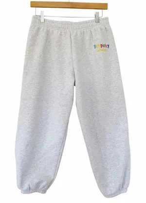 The Mayfair Group Empathy Always Gray Cropped Joggers Sz M/L thumbnail 1