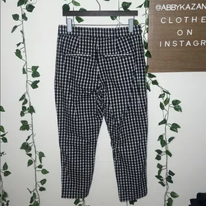 Hollister Plaid Stretchy Straight Leg Pants thumbnail 4