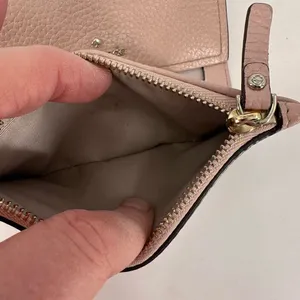 Kate Spade Blush Pink Neutral Leather‎ Tri-Fold Wallet thumbnail 8