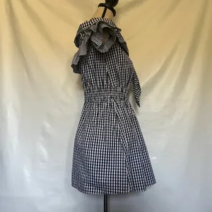 Her Entire Name Says Grace Gingham Dress Sz S Ruffle Cottage Coquette Prairie thumbnail 8