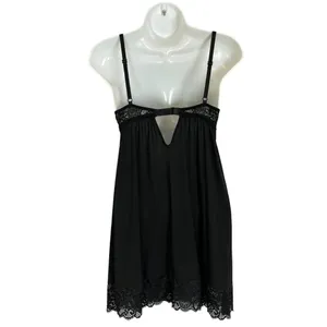 Victoria's Secret Negligee‎ Black 34B Lace Intimates Lingerie Teddy thumbnail 2
