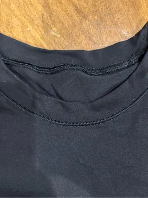 Aritzia Women’s Black Crewneck Crop Top thumbnail 2