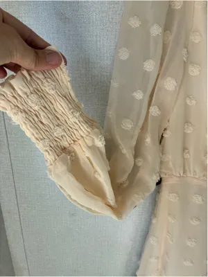 Lulus Beige Lace Mini Dress Size Small thumbnail 3