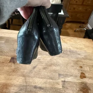Frye Black Leather Ankle Booties thumbnail 3