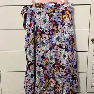 Anthropologie Maeve Sybil Wrap Skirt thumbnail 3