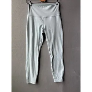 Lululemon Align High Rise Pant 25" Powder Blue Size‎ 8 Nulu Yoga Leggings thumbnail 4