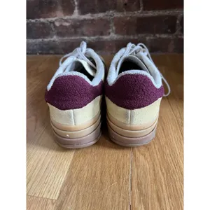 Adidas Gazelle Bold Sneakers 'Almost Yellow Maroon' IF5937 Women's Size 9 thumbnail 4