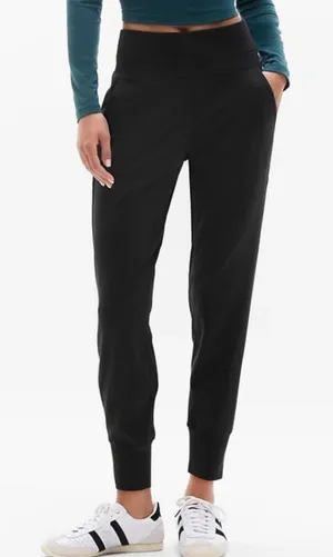 Athleta Venice High Rise Jogger black‎ sz S thumbnail 1