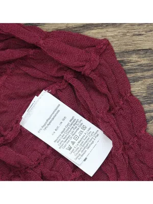 NWT DKNY Womens Lightweight Superfine Texture Top P52SAW83 Beet Red XS thumbnail 8