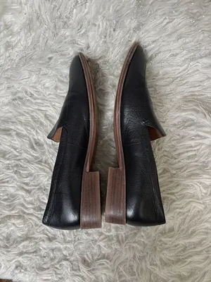Madewell Frances Loafer Black Leather Slip On Shoes H2419 Womens 8 thumbnail 2