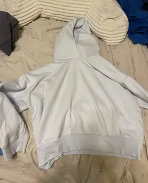 A New Day Light Blue Cropped Hoodie thumbnail 1