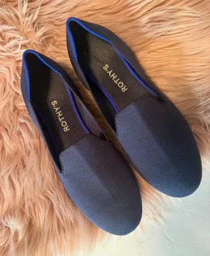 Rothy's The Loafer Flats Navy Blue Size 8,5 thumbnail 1