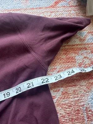 Lululemon maroon oversized short sleeve tshirt size 2 thumbnail 4