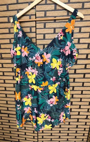Old navy floral swim dress size 2X thumbnail 1