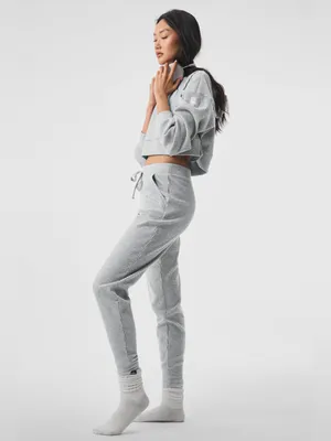 ALO Yoga Women Grey Muse Hoodie Size XS thumbnail 5