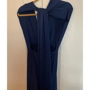 LULU'S‎ Womens Sz Small Navy Blue Always Stunning Convertible Maxi Dress thumbnail 8