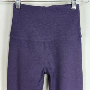 Beyond Yoga Spacedye Vitalize Full Length High Waist Leggings‎ Heather Purple XS thumbnail 4