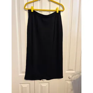Beloux Black‎ 3 Piece Knit Skirt Set Cardigan Top Midi Skirt Vintage Style thumbnail 8