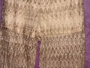 Willow & Root Beige Textured Flare Pants Brown thumbnail 2